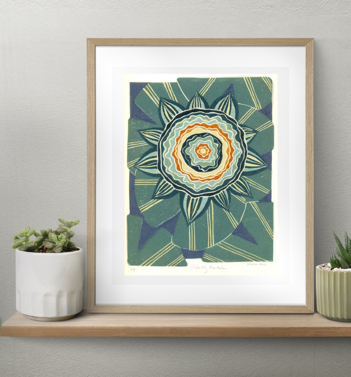 Waterlily Mandala — view 2
