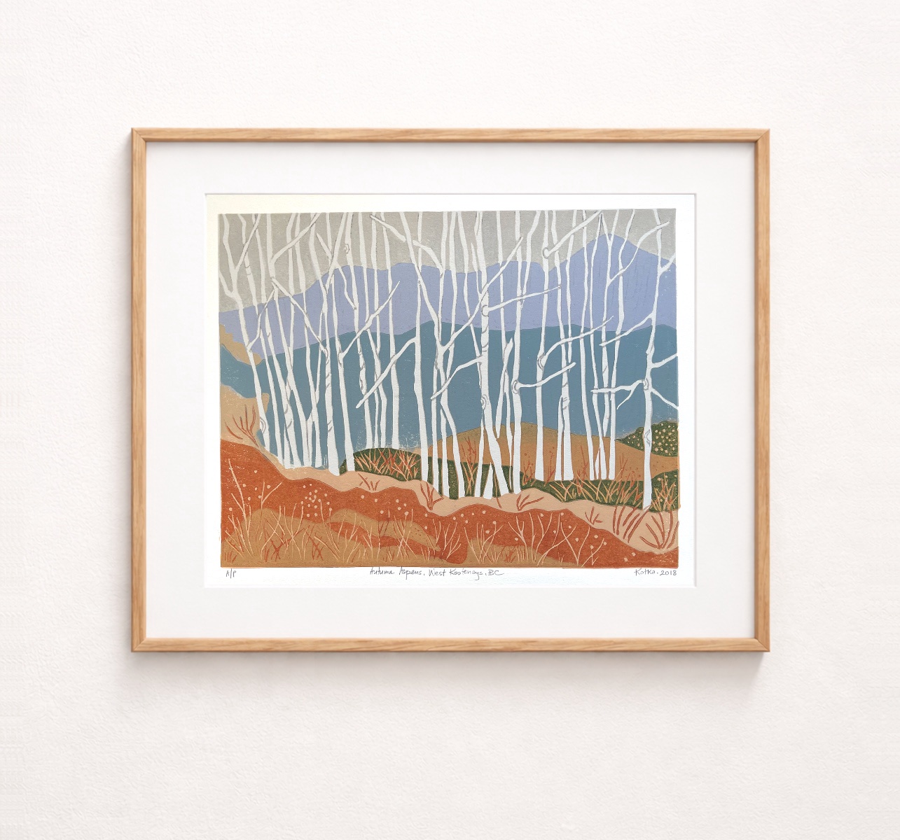 Autumn Aspens, West Kootenays, BC — view 2